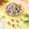 100Pcs Vintage Straight Hole Small Fragrant Fabric Beads FIND-TA0006-79-5