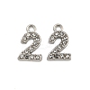 304 Stainless Steel Pendants STAS-L080-002P-02-1