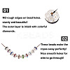 200Pcs 10 Colors Alloy Rhinestone Beads FIND-CW0001-09-4