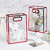 Rectangle Plastic Transparent Gift Bags ABAG-WH0048-21B-4
