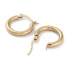 Ring 304 Stainless Steel Hoop Earrings for Women Men EJEW-B049-01A-G-2