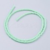 Imitation Jade Glass Beads Strands GLAA-G045-A08-2