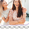 80Pcs Waxed Polyester Cord Bracelet Bracelet Makings AJEW-UN00015-6