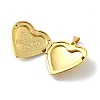 Brass Locket Pendants KK-C092-25G-07-2