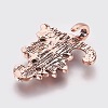 Eco-Friendly Zinc Alloy Hook Clasps PALLOY-WH0031-03R-6