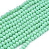 Opaque Solid Color Glass Beads Strands X-EGLA-A034-P6mm-D14-1