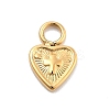 Ion Plating(IP) 304 Stainless Steel Charms STAS-P379-35G-1