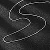 Tarnish Resistant 304 Stainless Steel Snake Chain Necklaces NJEW-E026-12P-3