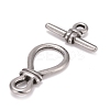 Tarnish Resistant 304 Stainless Steel Toggle Clasps STAS-K216-02P-2