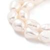 Natural Cultured Freshwater Pearl Beads Strands PEAR-P062-28I-4