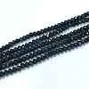 Dyed Natural Malaysia Jade Rondelle Beads Strands G-E316-2x4mm-35A-1