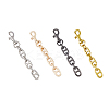 4Pcs 4 Colors Alloy Mariner Link Chain Bag Strap Extenders FIND-FH0006-14-1