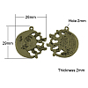 Tibetan Style Alloy Pendants LS-TIBEP-22752-AB-NR-2