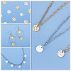 120Pcs 3 Colors Brass Charms KK-PH0004-70-7