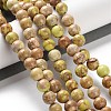 Dyed Natural Regalite/Imperial Jasper/Sea Sediment Jasper Beads Strands G-B124-C01-08-2