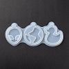 DIY Duck & Earth & Face Pendant Silhouette Silicone Molds LS-DIY-E036-11-3