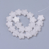 Natural White Jade Beads Strands X-G-R451-08I-2