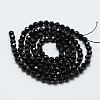 Natural Black Spinel Beads Strands X-G-E366-07-3mm-3