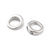 Brass Ring Charm Connectors KK-M306-04P-3