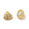 Alloy Rhinestone Magnetic Clasps with Loops RB-H116-3-M-4