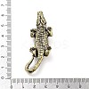 Brass Crocodile Figurines Statues for Home Desktop Feng Shui Ornament KK-A216-12AB-3