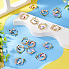 16Pcs 4 Colors Rack Plating Alloy Enamel Pendants FIND-TA0005-20-5