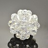 Transparent Glass Crystal Round Woven Beads GLAA-A034-6mm-A18-1