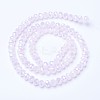 Electroplate Glass Beads Strands X-EGLA-A034-J8mm-B04-2