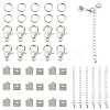 50 Pieces DIY Ribbon Ends Making Kits DIY-YW0001-99C-P-1