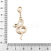 Alloy Rhinestone Pendant Decoration HJEW-P021-01H-G-3