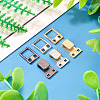 15Pcs 3 Colors Alloy Clasps FIND-TA0006-56-8