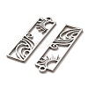 Non-Tarnish 304 Stainless Steel Pendants STAS-B054-02P-2
