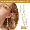 20Pcs Brass Micro Pave Clear Cubic Zirconia Earring Hooks ZIRC-BBC0002-80-2