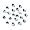 20Pcs Printed Opaque Acrylic Beads SACR-YW0001-96A-1