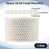 Plastic Pearl Bead Cup Chains CH-WH0013-01A-S-2