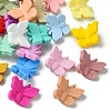 21Pcs 21 Colors Butterfly Food Grade Eco-Friendly Silicone Focal Beads SIL-CJ0002-29-8