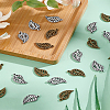 160pcs 2 color Tibetan Style Alloy Pendants TIBEP-LP0001-04-3