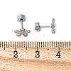 304 Stainless Steel Stud Earrings for Women EJEW-E603-05G-P-2