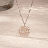 Fashionable 304 Stainless Steel Viking Pirate Symbol Pendant Necklaces for Daily Wear DQ8067-1