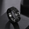 Stainless Steel Chains Rotating Finger Ring PW-WG67706-14-1