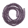 Imitate Austrian Crystal Frosted Glass Beads Strands EGLA-A039-T3mm-MD04-3