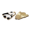 Alloy Enamel Pendants ENAM-CJC0003-38-2