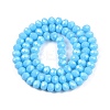 Electroplate Glass Beads Strands EGLA-A044-P6mm-A08-3
