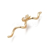 Brass Micro Pave Cubic Zirconia Pendants KK-D312-07G-2