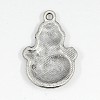 Tibetan Style Lovely Snowman Alloy Charms X-EA314Y-2