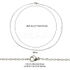 10Pcs 304 Stainless Steel Cable Chain Necklaces Set for Men Women MAK-YW0002-01P-5