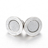 Brass Magnetic Clasps with Loops PALLOY-MC043-2S-4