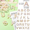 26Pcs 26 Styles Transparent Epoxy Resin Pendants CRES-YW0002-28E-2