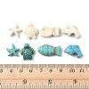 80Pcs 8 Styles Synthetic Turquoise & Howlite & Magnesite Dyed Beads G-FP0001-06-2