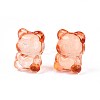 Baking Paint Transparent Glass Beads DGLA-N018-02H-2